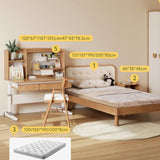 Beech Solid Wood Bedroom Furniture Set Children's Bed Montessori.