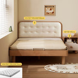 Beech Solid Wood Bedroom Furniture Set Children's Bed Montessori.
