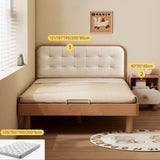 Beech Solid Wood Bedroom Furniture Set Children's Bed Montessori.