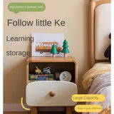 Beech Solid Wood Bedroom Furniture Set Children's Bed Montessori.