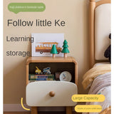 Beech Solid Wood Bedroom Furniture Set Children's Bed Montessori.