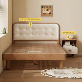 Beech Solid Wood Bedroom Furniture Set Children's Bed Montessori.