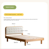 Beech Solid Wood Bedroom Furniture Set Children's Bed Montessori.