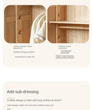 Beech Solid Wood Bedroom Furniture Set Children's Bed Montessori.