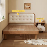 Beech Solid Wood Bedroom Furniture Set Children's Bed Montessori.