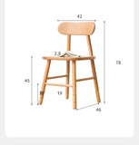 Oak, Beech, Birch Solid Wood Children's Chair Adjustable 3 Heights.