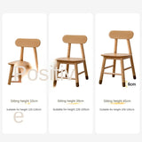 Oak, Beech, Birch Solid Wood Children's Chair Adjustable 3 Heights.