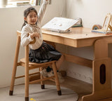 Oak, Beech, Birch Solid Wood Children's Chair Adjustable 3 Heights.