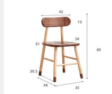 Oak, Beech, Birch Solid Wood Children's Chair Adjustable 3 Heights.