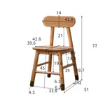 Oak, Beech, Birch Solid Wood Children's Chair Adjustable 3 Heights.