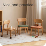 Oak, Beech Solid Wood Kids Small Chair.
