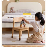 Oak, Beech Solid Wood Kids Small Chair.