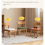 Oak, Beech Solid Wood Kids Small Chair.