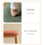 Oak, Beech Solid Wood Kids Small Chair.