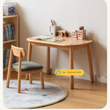 Oak, Beech Solid Wood Kids Small Chair.