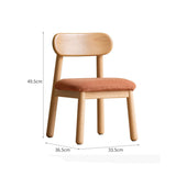 Oak, Beech Solid Wood Kids Small Chair.