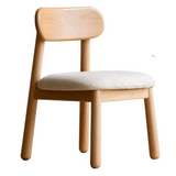 Oak, Beech Solid Wood Kids Small Chair.