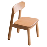 Oak, Beech Solid Wood Kids Small Chair.