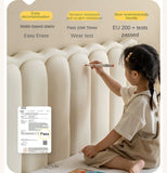 Organic leather cream style white Children's Bed