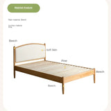 Beech solid wood Children's Soft Bed<
