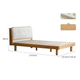 Cream style Organic Leather kid's Bed<