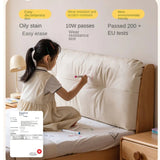 Cream style Organic Leather kid's Bed<