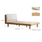 Cream style Organic Leather kid's Bed<
