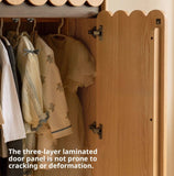 Oak Solid Wood Original Wood Style Kids Wardrobe