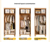 Oak Solid Wood Original Wood Style Kids Wardrobe