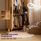 Oak Solid Wood Original Wood Style Kids Wardrobe