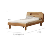 Poplar solid wood with LED light<