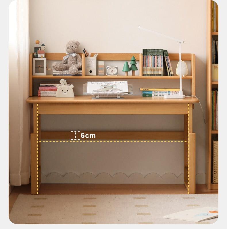 Beech Solid Wood Children's Study Lowered Table – WEHOMZ