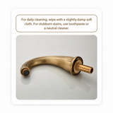 Three-Hole Basin Faucet with Slim Lever Handles, Vintage Kitchen Faucet