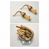 Three-Hole Basin Faucet with Slim Lever Handles, Vintage Kitchen Faucet