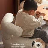 Lamb Velvet Kids Single Chair