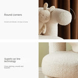 Lamb Velvet Kids Single Chair