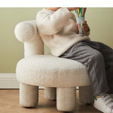 Lamb Velvet Kids Single Chair