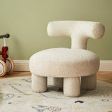 Lamb Velvet Kids Single Chair