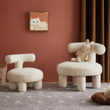 Lamb Velvet Kids Single Chair