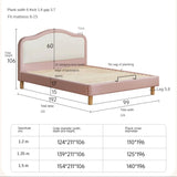 Organic Leather Kid's Soft Cloud Bed