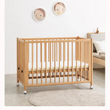 Beech Solid Wood Baby Mobile Bed