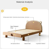Beech, Oak solid wood Bear Box Bed<