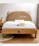 Beech, Oak solid wood Bear Box Bed<