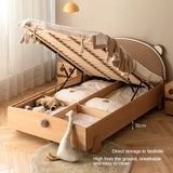 Beech, Oak solid wood Bear Box Bed<