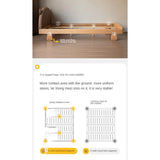 Beech, Oak solid wood Bear Box Bed<