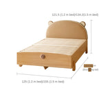 Beech, Oak solid wood Bear Box Bed<