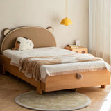 Beech, Oak solid wood Bear Box Bed<