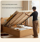 Oak, Beech solid wood Bear night light box bed<