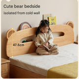 Oak, Beech solid wood Bear night light box bed<
