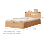 Oak, Beech solid wood Bear night light box bed<